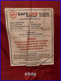 SAFE LIFE DEFENSE TACTICAL VEST LEVEL(IIIA+) Carrier With Panels SLD-TAC M