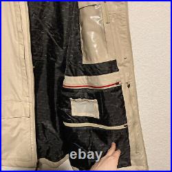 SCOTTeVEST Quest Vest Men's XL Beige Full Zip Travel Tactical TEC Hidden Pocket