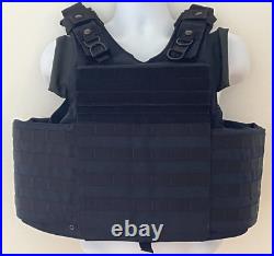 SECOND CHANCE Tactical MKII Plate Rack Armor Carrier M/L LONG Navy Molle