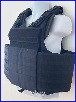 SECOND CHANCE Tactical MKII Plate Rack Armor Carrier M/L LONG Navy Molle