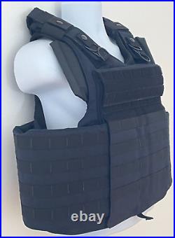 SECOND CHANCE Tactical MKII Plate Rack Armor Carrier M/L LONG Navy Molle