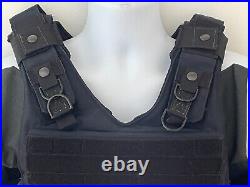 SECOND CHANCE Tactical MKII Plate Rack Armor Carrier M/L LONG Navy Molle