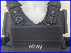 SECOND CHANCE Tactical MKII Plate Rack Armor Carrier M/L LONG Navy Molle