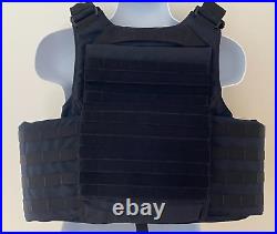 SECOND CHANCE Tactical MKII Plate Rack Armor Carrier M/L LONG Navy Molle