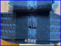 SECOND CHANCE Tactical MKII Plate Rack Armor Carrier M/L LONG Navy Molle