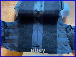 SECOND CHANCE Tactical MKII Plate Rack Armor Carrier M/L LONG Navy Molle