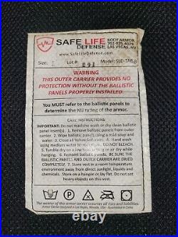 Safe Life Defense IIIA tactical vest with plates