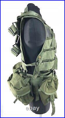 Swedish modular MOLLE tactical protective vest with 5 pouches