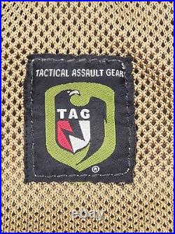 TAG Tactical Assault Gear Plate Carrier Vest Coyote S/M