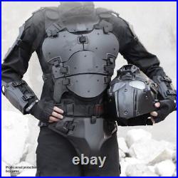 Tactical Airsoft Armour Vest Set Adjustable Safety Tactical Vest Elbow Jockstrap