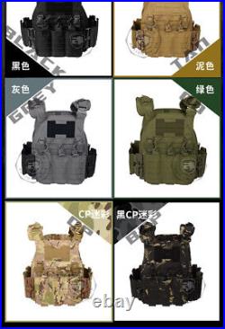 Tactical Chest Vest Quick Release Molle multifunctional Lightweight Combat vest