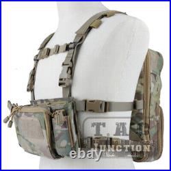 Tactical D3CR Chest Rig Harness Vest D3 Flatpack Backpack MOLLE Rucksack Bag Set