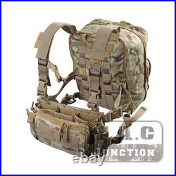 Tactical D3CR Chest Rig Harness Vest D3 Flatpack Backpack MOLLE Rucksack Bag Set