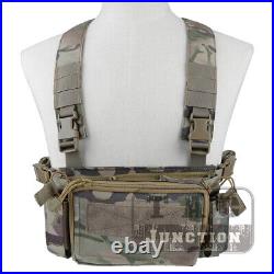 Tactical D3CR Chest Rig Harness Vest D3 Flatpack Backpack MOLLE Rucksack Bag Set