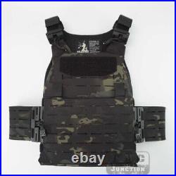 Tactical Magnetic Buckle Quick Release Plate Carrier Low Vis MOLLE Loadout Vest