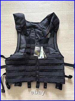 Tactical Mesh Vest Black FLYYE Industries Delta 0.5 Litre Hydration Combat Molle