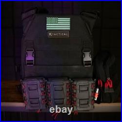 Tactical Plate Carrier KIT Loadout Molle Padded Breathable Mesh Black Ktactical