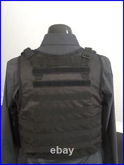 Tactical Plate Carrier Vest FREE Made With Kevlar Plates 3a Inserts Fits Ar500