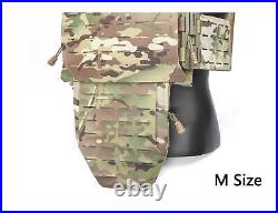 Tactical Pleated Military Vest Protection Army Gear Accessory Airsoft War Men US