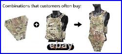 Tactical Pleated Military Vest Protection Army Gear Accessory Airsoft War Men US