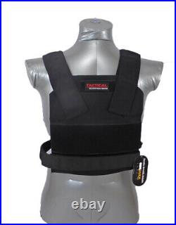 Tactical Scorpion Level IIIA Body Armor Plates + Bobcat 11x14 Concealable vest