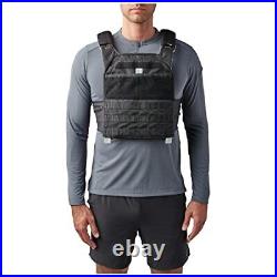 Tactical TacTec Trainer Weight Vest, Tough 600D Nylon, Style 56693 1 SZ Black