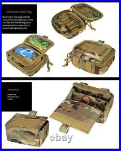 Tactical Vest 5-Piece Tactical Waist Pack Combo Waist Seal Accessory Kit