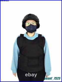 Tactical Vest Black Cotton Breathable Anti-stab Women's Lined Armor Steel Plate