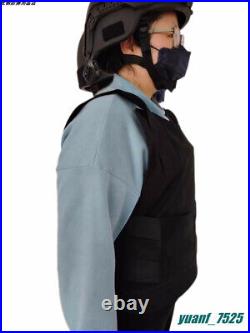 Tactical Vest Black Cotton Breathable Anti-stab Women's Lined Armor Steel Plate