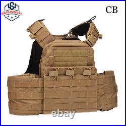 Tactical Vest CPC Plate Carrier Heavy Duty Military Vest Quick Release MOLLE