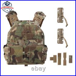 Tactical Vest KZ Plate Carrier Hunting Mesh Lightweight MOLLE Army Hunting Vest