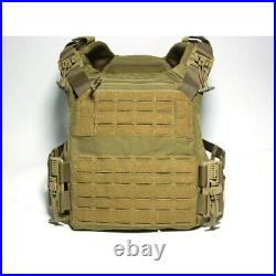 Tactical Vest Plate Carrier Warrior Spirit WS-EXP 3.0 Max Coyote MOLLE 28x39cm