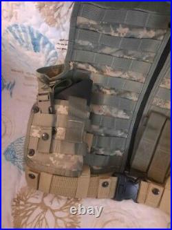 Tactical Vest with Belt & Molle Pouches and 2 Holsters Adjustable 3x-5x Spec-Ops