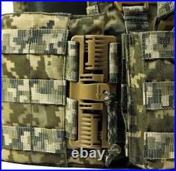 Tactical vest, plate carrier, function of swedish skidding PL-002, Pixel color