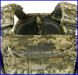 Tactical vest, plate carrier, function of swedish skidding PL-002, Pixel color