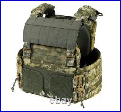 Tactical vest, plate carrier, function of swedish skidding PL-002, Pixel color