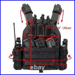 Tactical vest, plate carrier, quick release system, Multicam color CS outdoor
