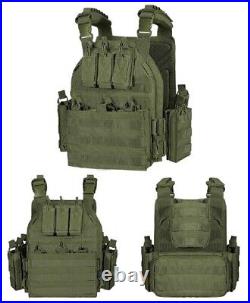 Tactical vest, plate carrier, quick release system, Multicam color CS outdoor