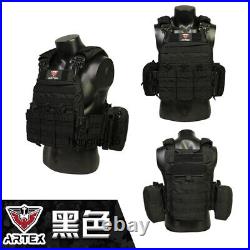 Tactical vest plate carrier quick release system Outdoor Goods Multicam color