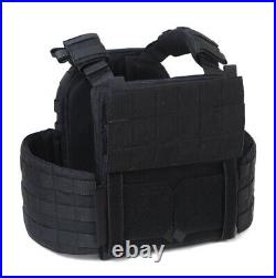 Tactical vest, plate carrier, quick release system, black. Made in UKRAINE