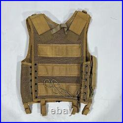 US Military BlackHawk Omega Elite Tactical Vest Holster Sand