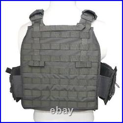 US Military Security Tactical Molle Assault Vest Plate Carrier for 11x14 Black