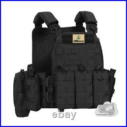 US! Outdoor Tactical Vest Quick-release Field Training Protective Plate Hunting