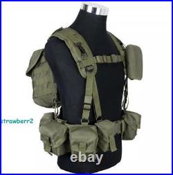 US Stock Russian Special Forces Military Tactical Vest Protect Chest Combat Gear