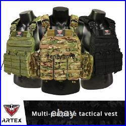 US! Tactical vest plate carrier quick release system Outdoor Goods Multicam color