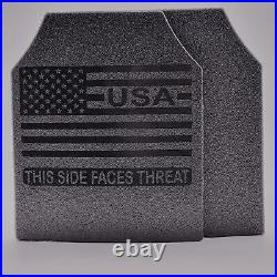 Urban Assault Black Storm Tactical Vest Plate Carrier With Level III Armor Plates