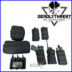 Urban Assault Desert Fox Tactical Vest Plate Carrier With Level III Armor Plates