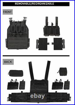 Urban Assault Desert Fox Tactical Vest Plate Carrier With Level III Armor Plates