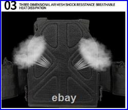 Urban Assault Desert Fox Tactical Vest Plate Carrier With Level III Armor Plates