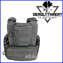 Urban Assault Phantom Sage Tactical Vest Plate Carrier With Level III Armor Plates